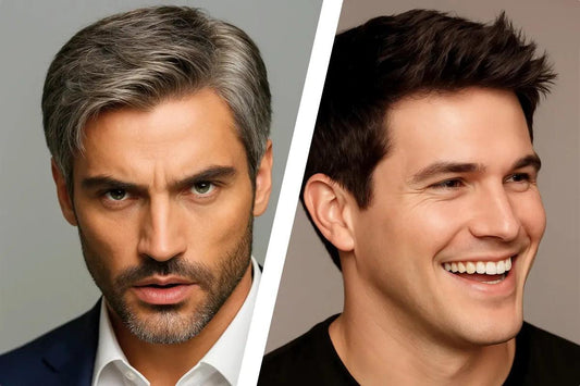 Peruca Masculina 7 Estilos Naturais e Realistas