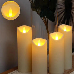 Transforme qualquer espaço com nossas Velas Eletrônicas LED. Conjunto de 12, design elegante e segurança sem chama. Ilumine com estilo e praticidade