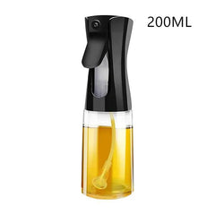 Borrifador De Azeite e Óleo - Borrifador De Azeite e Óleo - Preto 200ML - Polideia