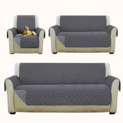 Capa Impermeável para Sofá - Capa Impermeável para Sofá - Cinza / 1 lugar - Polideia