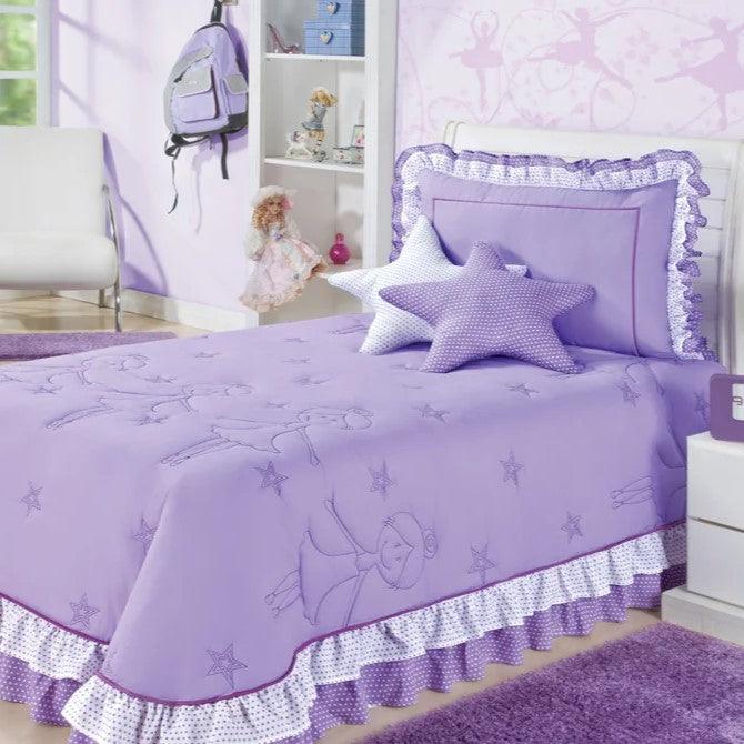 Cobre Leito Solteiro 04 Peças