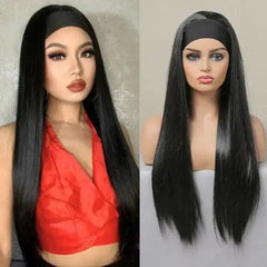 Peruca Lace Longa Lisa com Faixa - Peruca Lace Longa Lisa com Faixa - HB007-1 - Polideia