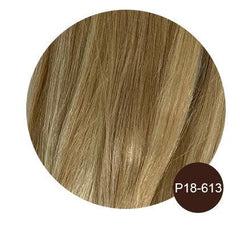 Apliques Cabelo Humano Liso com Microesferas - Apliques Cabelo Humano Liso com Microesferas - P18/613 / 35cm - Polideia