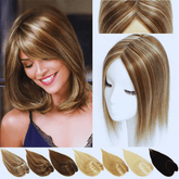 Lace Topo de Cabelo Invisível 100% Humano Liso - Lace Topo de Cabelo Invisível 100% Humano Liso - 6 / 25 cm - Polideia