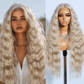 Peruca Lace Longa Ondulada Natural Feminina - Peruca Lace Longa Ondulada Natural Feminina - 613 - Polideia