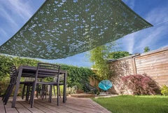 Tela de Sombreamento Decorativa Rede Camuflada - Tela de Sombreamento Decorativa Rede Camuflada - Selva / 2m x 10m - Polideia