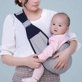 Sling para Bebê Canguru | Moure - Sling para Bebê Canguru | Moure - Cinza - Polideia