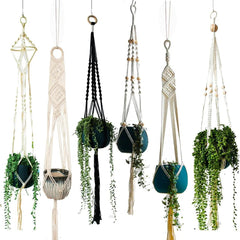 Suporte para Vaso de Plantas Macramê - Elegância e Charme na Decoração