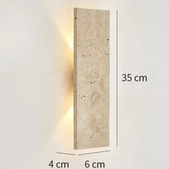 Comprar arandela de parede interna LED moderna com acabamento em cimento iluminação lateral barato ou em promoção