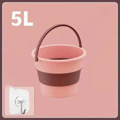 Balde Retrátil 5/10/17L - Balde Retrátil 5/10/17L - Rosa 5L - Polideia