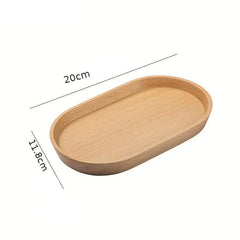 Bandeja de Bambu Oval - Bandeja de Bambu Oval - Marrom - Polideia