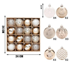 Bolinhas de Natal Enfeites De Árvore - Bolinhas de Natal Enfeites De Árvore - Default Title - Polideia