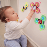 Brinquedo Giratório para Crianças com Ventosa Spinner | Bugs Baby™ - Brinquedo Giratório para Crianças com Ventosa Spinner | Bugs Baby™ - Oceano - Polideia
