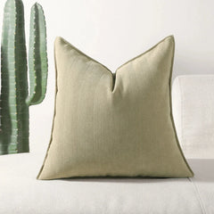 Comprar capa almofada chenille macia decorativa sofá sala múltiplas cores zíper invisível em promoção frete grátis POLIDEIA