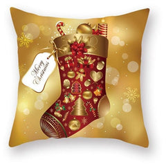 Capa de Almofada Natalina e Ano Novo 45x45cm - Polideia