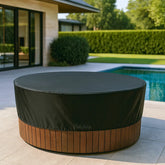 Comprar capa para jacuzzi redonda impermeável 190T proteção UV ajustável spa hidromassagem barato promoção