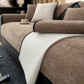 Comprar capa para sofá chenille antiderrapante textura macia 2 e 3 lugares proteção premium barato