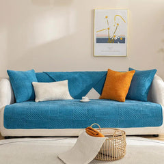 Capa para Sofá Reclinável e de Canto - Polideia Capa para Sofá Reclinável e de Canto - Azul / 30x50