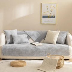 Capa para Sofá Reclinável e de Canto - Polideia Capa para Sofá Reclinável e de Canto - Cinza Claro / 30x50