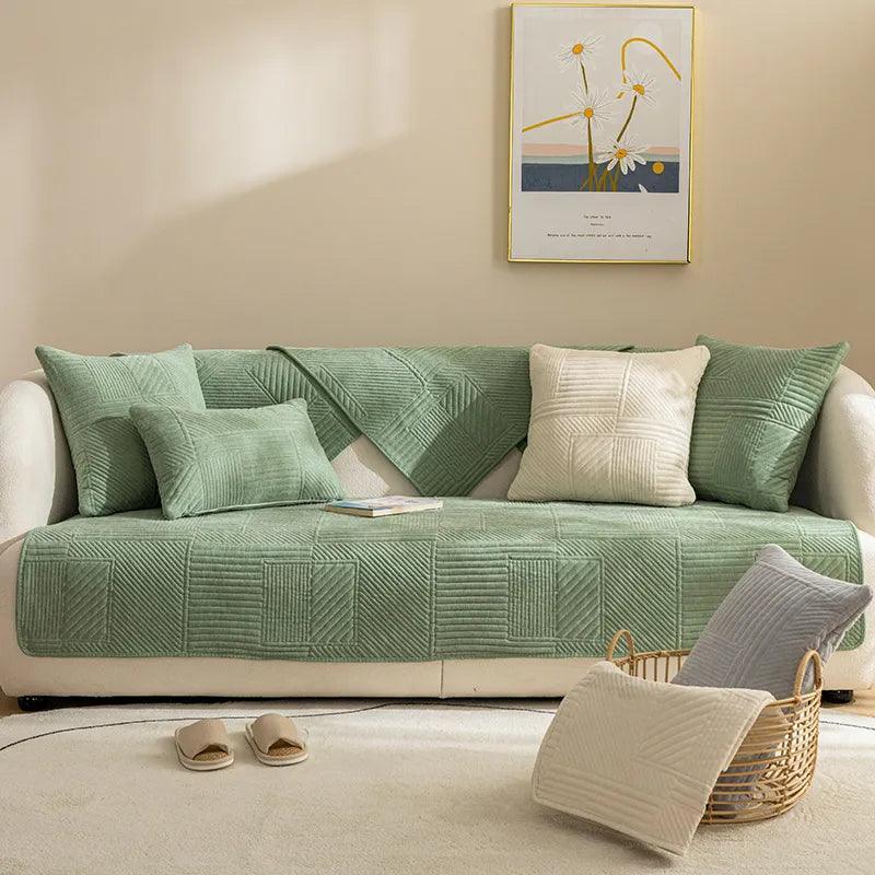 Capa para Sofá Reclinável e de Canto - Polideia Capa para Sofá Reclinável e de Canto - Verde / 30x50