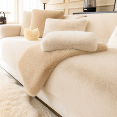 Comprar capa de sofá antiderrapante pelo veludo felpudo proteção pets lavável máquina barato promoção