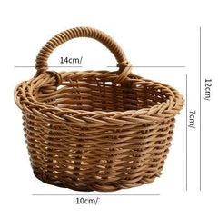 Cestinha com Alça Basket - Organização e Estilo em Casa