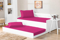 Cobre Leito Solteiro 2 Peças - Conforto e praticidade em tecido de poliéster. Ideal para noites de sono revigorantes