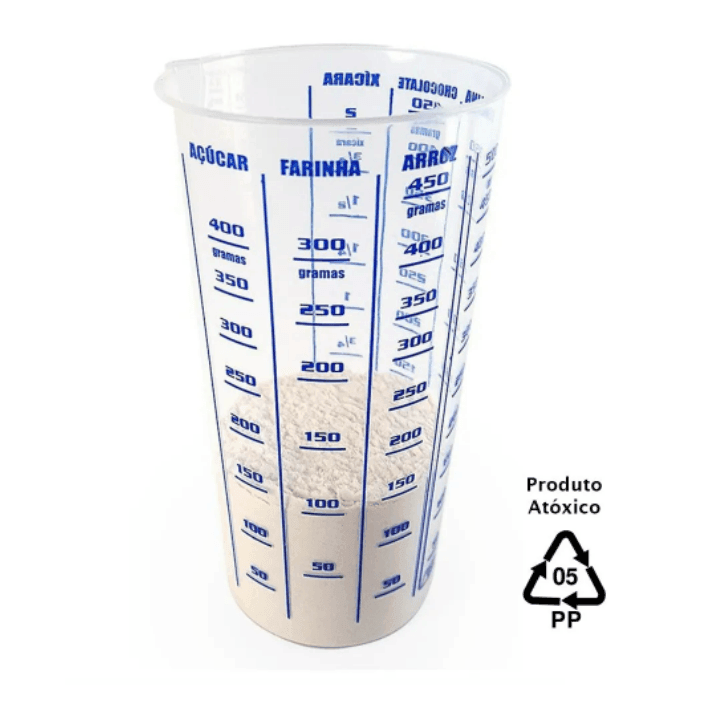Polideia comprar melhor Copo Medidor de Plástico 500ml barato preço copo de medição
