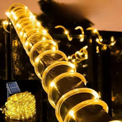 Cordão de Luz LED Solar Impermeável - Decoração Mágica para o Jardim. Saiba Mais!