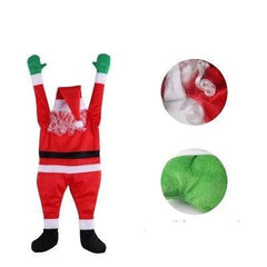Decoração de Natal Pendurável - Papai Noel realista para janelas, portas e mais. Transforme seu espaço com encanto natalino