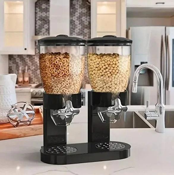 Dispensador de Alimentos 2L: Mantenha seus grãos frescos e organizados com facilidade.