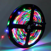 Fita de LED RGB 5050 Com Controle e Fonte - Polideia