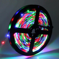 Fita de LED RGB 5050 Com Controle e Fonte - Polideia