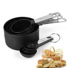 Colheres Medidoras Dosadoras Polideia - Precisão culinária com design em aço inoxidável. Facilidade e elegância em cada medida!