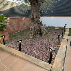 Luminária de Jardim Solar LED Formato 7 IP65