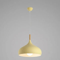 Comprar luminária pendente moderna alumínio madeira design escandinavo decorativa sala cozinha em promoção
