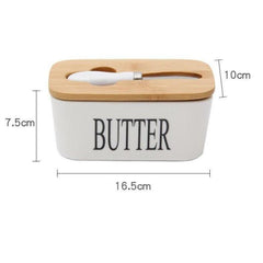 Polideia comprar melhor Manteigueira de Cerâmica Queijo com Faca barato