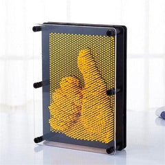 Captador de Imagens Pin Art 3D: Deixe sua criatividade fluir com esculturas 3D. Escolha entre tamanhos variados. Seguro para todas as idades.