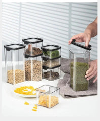 Potencialize sua organização com o Pote de Vidro Hermético. Garanta frescor e estilo para seus alimentos. Versátil, durável e funcional.