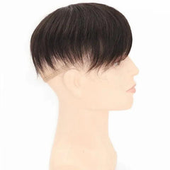 Prótese Capilar Masculina Curto Liso - Recupere sua confiança com cabelo humano real