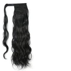 Aplique Rabo de Cavalo Cabelo Orgânico Ondulado - Aplique Rabo de Cavalo Cabelo Orgânico Ondulado - 1B - Polideia