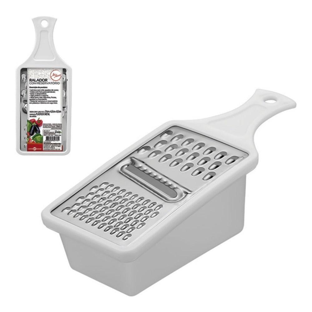 Polideia comprar melhor Ralador de Legumes e Queijo INOX barato preço ralador de queijo com pote