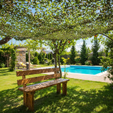 rede e tela de sombreamento decorativa camuflada