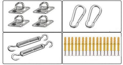 Proteção e Elegância: Tela de Sombreamento Retangular - Quadrada - Perfeito para Áreas Externas!