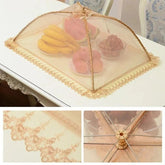 Tela Protetora de Alimentos Mantenha a frescura com estilo. Ideal para piqueniques e eventos ao ar livre. Dobrável e fácil de usar