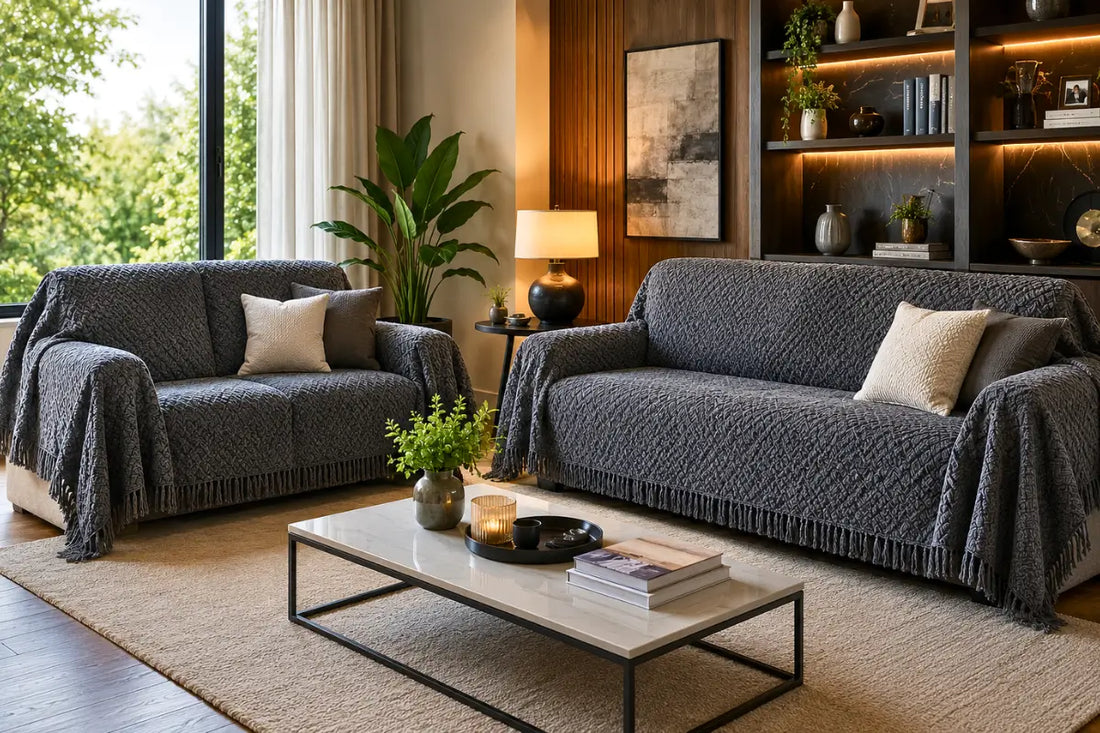 Manta para Sofa 2 e 3 Lugares Qual Tamanho, Tecido e Modelo Escolher
