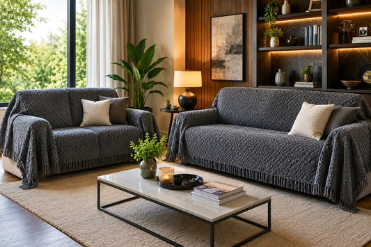 Manta para Sofa 2 e 3 Lugares Qual Tamanho, Tecido e Modelo Escolher