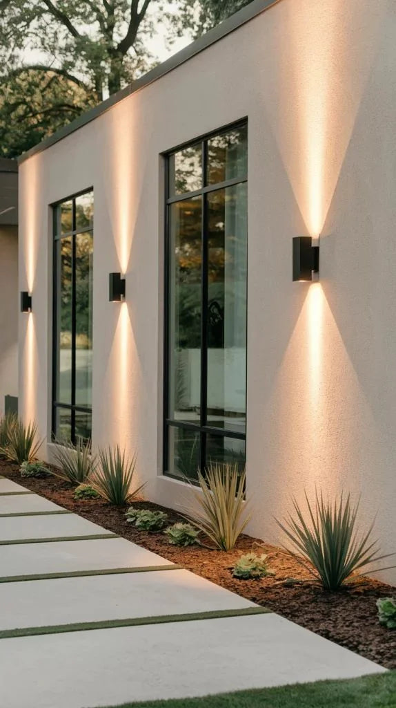 Arandela solar externa deixa a área externa mais bonita e iluminada