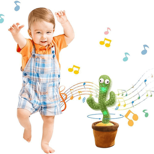 Cacto que dança: Diversão e interação em um único brinquedo!