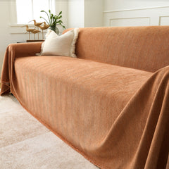 Comprar Capa de Sofá laranja Chenille Anti Slip Proteção Decorativa Elegante Confortável em promoção
